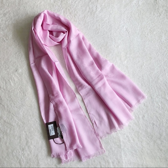 NWT Authentic Gucci Wool Silk Blend Long Scarf - Picture 1 of 8